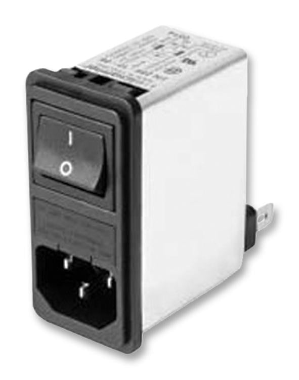 SCHAFFNER FN286-1-06 PEM FILTER 2 FUSE 1A SNAP FIT