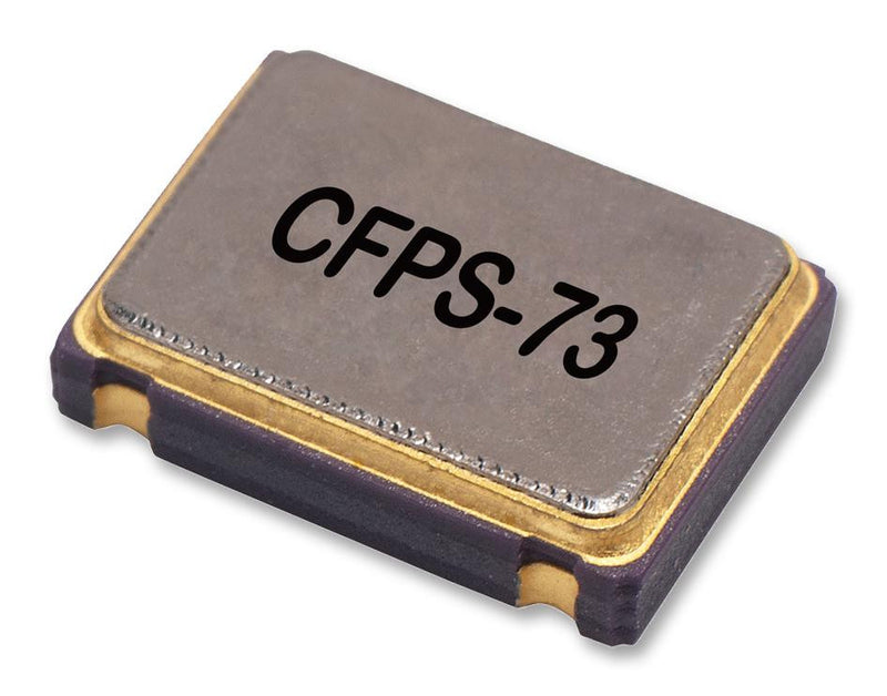 IQD FREQUENCY PRODUCTS LFSPXO018541 Oscillator, Crystal, 24 MHz, 50 ppm, SMD, 7mm x 5mm, 3.3 V, CFPS-73 Series