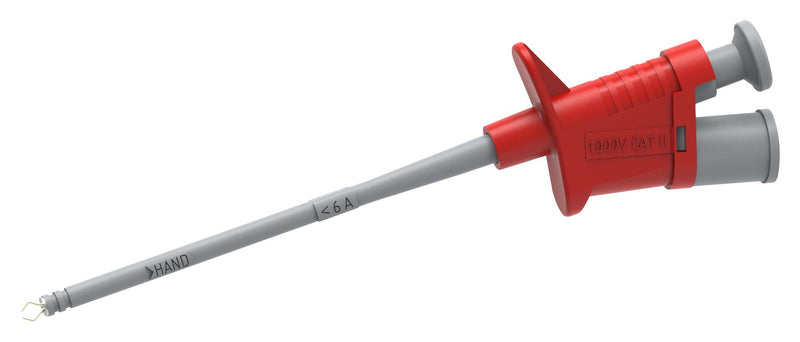 Tenma 72-14322 Test Probe Connector 6A 1KV Red Pincer Clip Multifunction 4mm Banana Probes