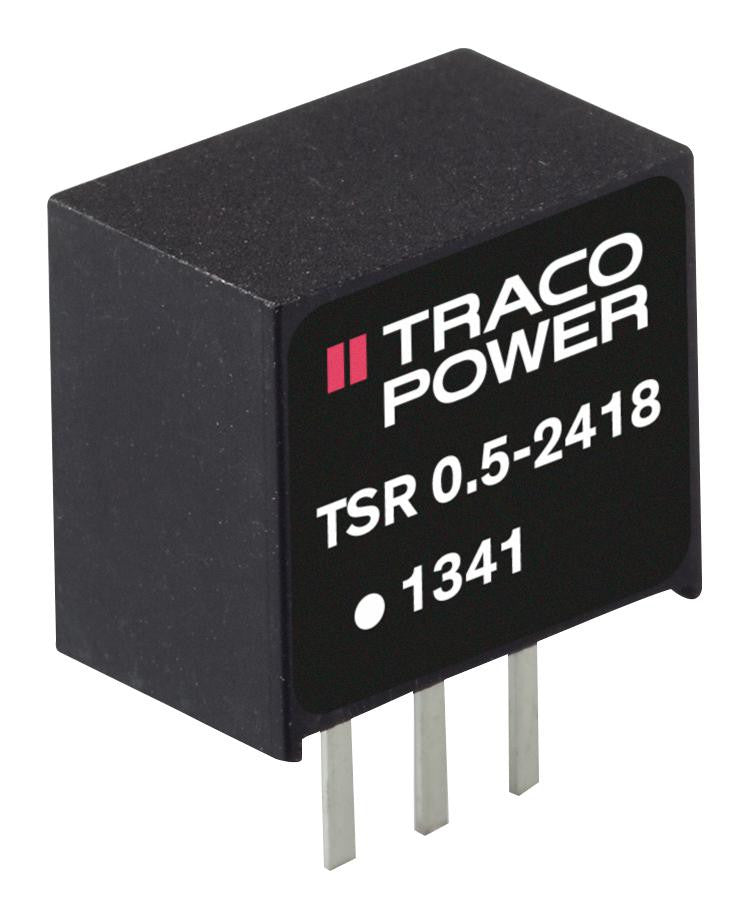 TRACOPOWER TSR 0.5-2433 Linear Regulator DC/DC Converter, Switching, Adjustable, Through Hole, 1 Output, 2.75 W, 3.3 V