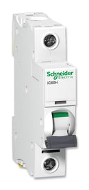 SCHNEIDER ELECTRIC A9F54102 Thermal Magnetic Circuit Breaker, iC60H Series, 240 VAC, 72 VDC, 2 A, 1 Pole, DIN Rail