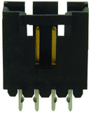 AMP - TE CONNECTIVITY 5-104362-3 Wire-To-Board Connector, 2.54 mm, 4 Contacts, Header, AMPMODU MTE Series, Through Hole, 1 Rows