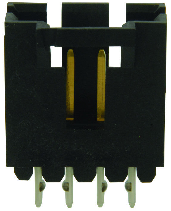 AMP - TE CONNECTIVITY 5-104362-3 Wire-To-Board Connector, 2.54 mm, 4 Contacts, Header, AMPMODU MTE Series, Through Hole, 1 Rows