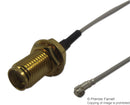 MULTICOMP MC000813 RF / Coaxial Cable Assembly, SMA Bulkhead Jack, U.FL Plug, 90&deg;, 1.37mm, 50 ohm, 5.906 ", 150 mm