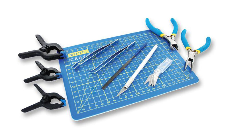 MODELCRAFT PTK1015 HOBBY & CUTTING MAT TOOL SET