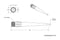 Techcon TS416-HO-HD-PK TS416-HO-HD-PK Applicator Taper Tip Nozzle 1.6mm ID x 102mm L White TS Series