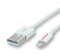 ROLINE 11.02.8321 Computer Cable, USB 2.0 A Plug, Lightning Plug, 3.281ft, 1m, White