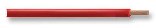 PRO POWER PP000477 Wire, 2491X, H07V-K, PVC, Red, 1.5 mm&sup2;, 328 ft, 100 m