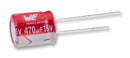 WURTH ELEKTRONIK 870235174005 Capacitor, 820 &micro;F, 6.3 V, WCAP-PT5H Series, Radial Leaded, 0.007 ohm, 5000 hours @ 105&deg;C