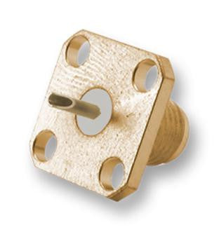 HUBER & SUHNER 23_SMA-50-0-1/111_NE RF / Coaxial Connector, SMA Coaxial, Straight Bulkhead Jack, Solder, 50 ohm, Beryllium Copper