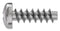 TR FASTENINGS 3.06PRST30TC1D Screw, Thread Forming, M3, 6 mm, Zinc, Steel, Pan Head Pozidriv