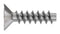 TR FASTENINGS 3.010KRST30TC1D Screw, Thread Forming, M3, 10 mm, Zinc, Steel, Flat / Countersunk Head Pozidriv
