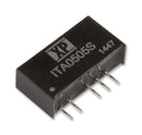 XP POWER ITA0515S Isolated Board Mount DC/DC Converter, 2 Output, 1 W, 15 V, 33.3 mA, -15 V, 33.3 mA