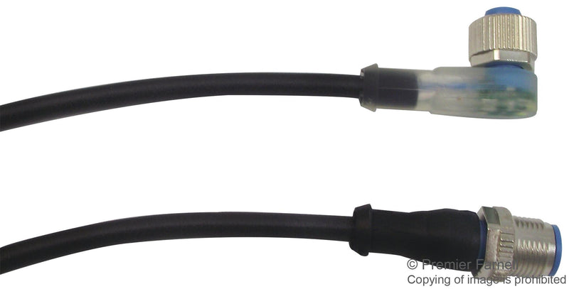 TE CONNECTIVITY 3-2273127-4 Sensor Cable, AMP, M12 Sensor Right Angle 5 Position Receptacle
