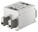 SCHAFFNER FN2410H-16-44 Power Line Filter, Chassis, 520 VAC, 16 A, EMI, RFI, Screw