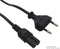 PRO POWER GW-151614 Mains Power Cord, CEE 7/16 Plug, IEC 60320 C7 (Figure 8), 6.6 ft, 2 m, Black