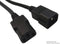 PRO POWER GW-151626 Mains Power Cord, IEC 60320 C13, IEC 60320 C14, 6.6 ft, 2 m, Black