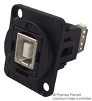 CLIFF ELECTRONIC COMPONENTS CP30207N USB Adaptor, USB Type B Receptacle, USB Type A Receptacle, USB 2.0, FT Series