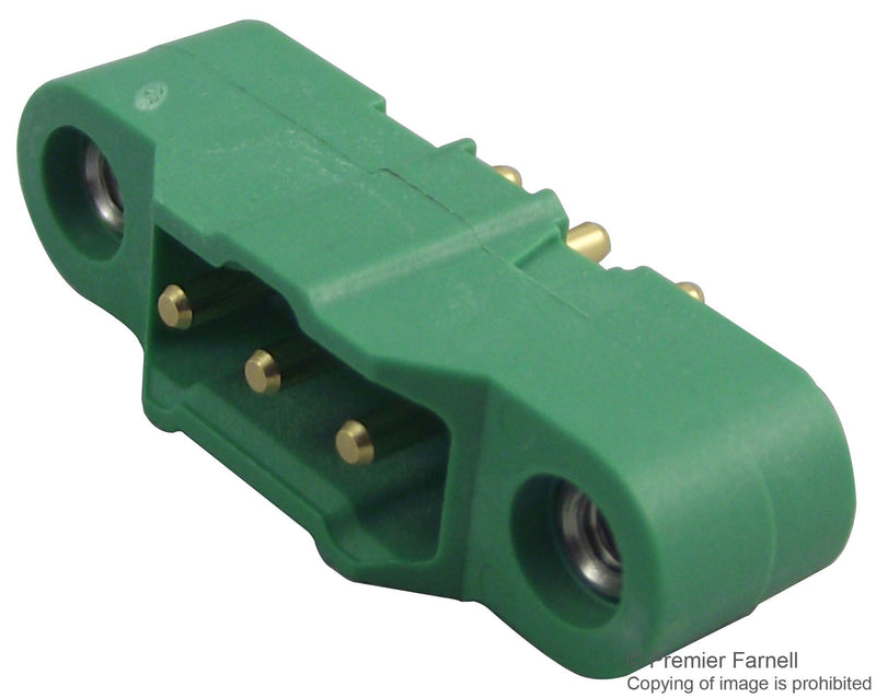 HARWIN M300-MV10345M1 Wire-To-Board Connector, 3 mm, 3 Contacts, Header, M300 Series, Through Hole, 1 Rows