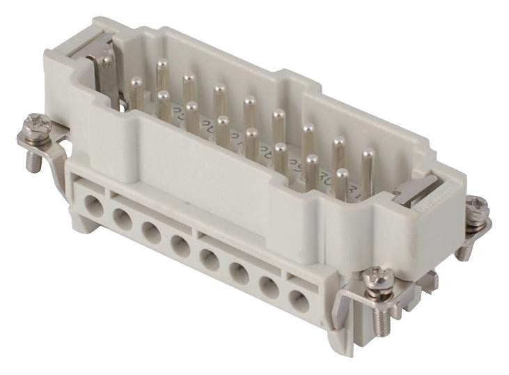 GWCONNECT BY MOLEX 7316.6105.0 Heavy Duty Connector Insert, 16+PE Signal, Wire Protection, GWconnect Series, Plug, 16B