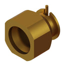 Amphenol SV Microwave 3287-6101 RF / Coaxial Connector Smpm Right Angle Plug Surface Mount Horizontal 50 ohm Brass