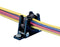 PANDUIT ER1.25-E4-X Harness Board Elastic Retainer, Screw Mount, Black Nylon 6.6, For 31.75mm Max. Bundle Dia