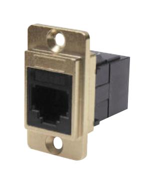 Cliff Electronic Components CP30723M CP30723M In-Line Adapter Cat6 CSK Hole RJ11 Adaptor Dual Entry Feed Through Series Jack