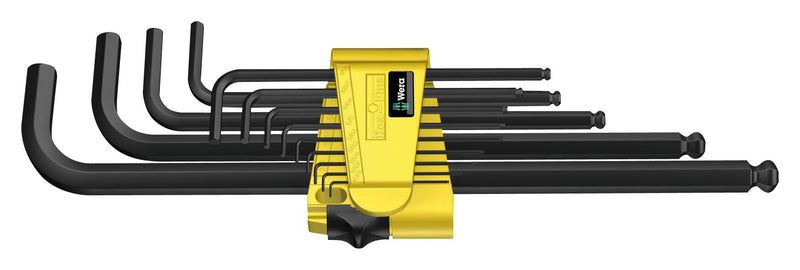Wera 950/13 HEX-PLUS IMPERIAL 1 Hex Key Set L Imperial 5/64 &quot; - 3/8 Blacklaser Series 13 Piece