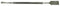 IDEAL-TEK MPTSS2 Laboratory Spatula, Stainless Steel, 170 mm