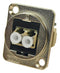 CLIFF ELECTRONIC COMPONENTS CP30214M Fiber Optic Adaptor, LC Duplex, LC Duplex, Straight Adapter