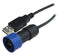 BULGIN PXP4040/B/3M00 USB CABLE, 2.0 MICRO B-TYPE A PLUG, 3M