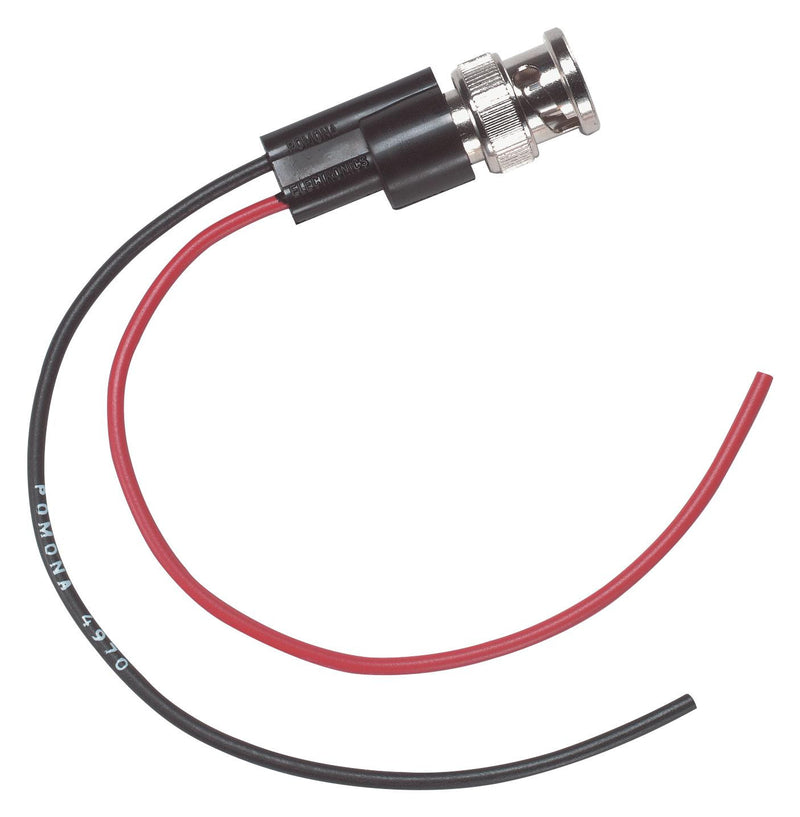 POMONA 4970 TEST LEAD, BLACK/RED, 149.22MM, 500VRMS