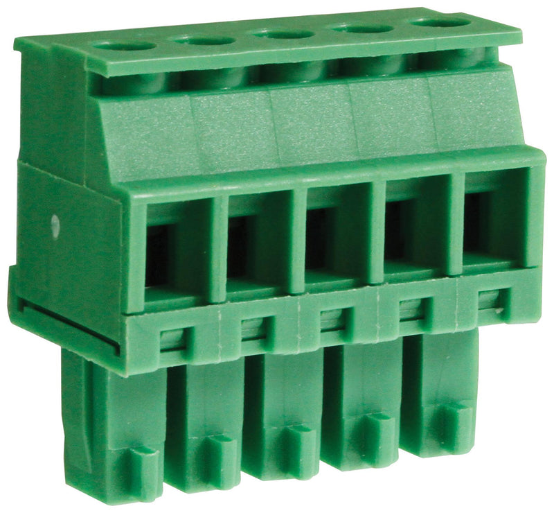 CAMDENBOSS CTBP92VE/5S Pluggable Terminal Block, 3.81 mm, 5 Ways, 28 AWG, 16 AWG, 1 mm&iuml;&iquest;&frac12;, Clamp