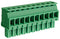 CAMDENBOSS CTBP92VE/10R Pluggable Terminal Block, 3.81 mm, 10 Ways, 28 AWG, 16 AWG, 1 mm&iuml;&iquest;&frac12;, Clamp