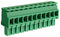 CAMDENBOSS CTBP92VE/11R Pluggable Terminal Block, 3.81 mm, 11 Ways, 28 AWG, 16 AWG, 1 mm&iuml;&iquest;&frac12;, Clamp