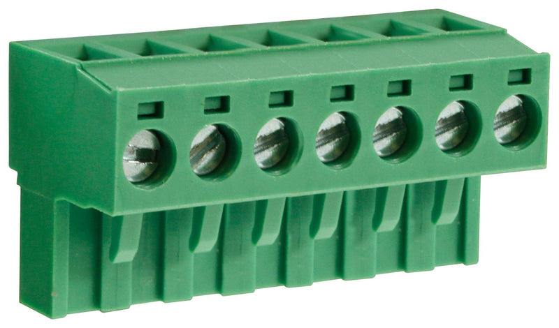 CAMDENBOSS CTBP9200/7 Pluggable Terminal Block, 5 mm, 7 Ways, 28 AWG, 14 AWG, 1.5 mm&iuml;&iquest;&frac12;, Clamp