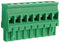 CAMDENBOSS CTBP92VG/8R Pluggable Terminal Block, Reversed, 8 Ways, 300 V, 15 A, 5 mm, 28 AWG, 14 AWG