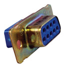 AMP - TE CONNECTIVITY 205555-2 Standard D Sub Connector, AMPLIMITE 109 Series, DE, Receptacle, 9 Contacts, Steel Body, Crimp