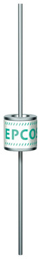 EPCOS B88069X2190T502 Gas Discharge Tube (GDT), A71-H25X Series, 2.5 kV, Axial Leaded, 10 kA, 4 kV