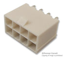 Molex 46015-0402 46015-0402 Pin Header Power 4.2 mm 2 Rows 4 Contacts Through Hole Straight Mini-Fit Plus HCS 46015