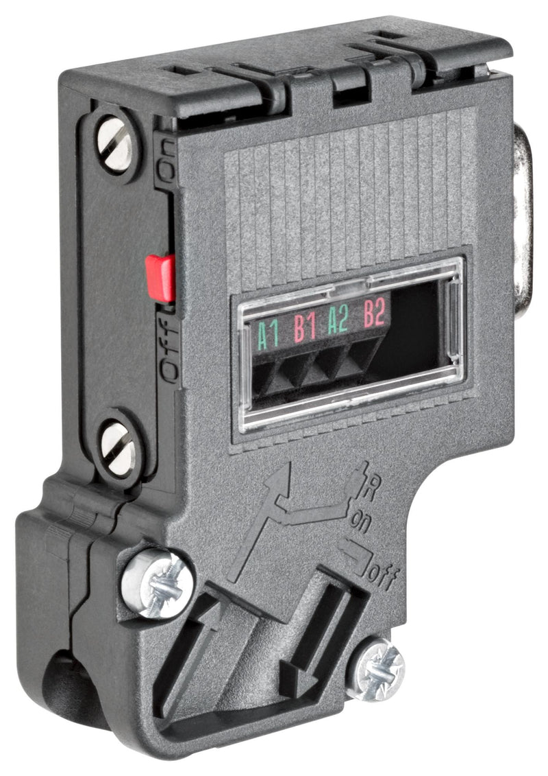 SIEMENS 6ES7972-0BA42-0XA0 Bus Connector, Profibus, RS485, Screw, 35&iuml;&iquest;&frac12;, SIMATIC