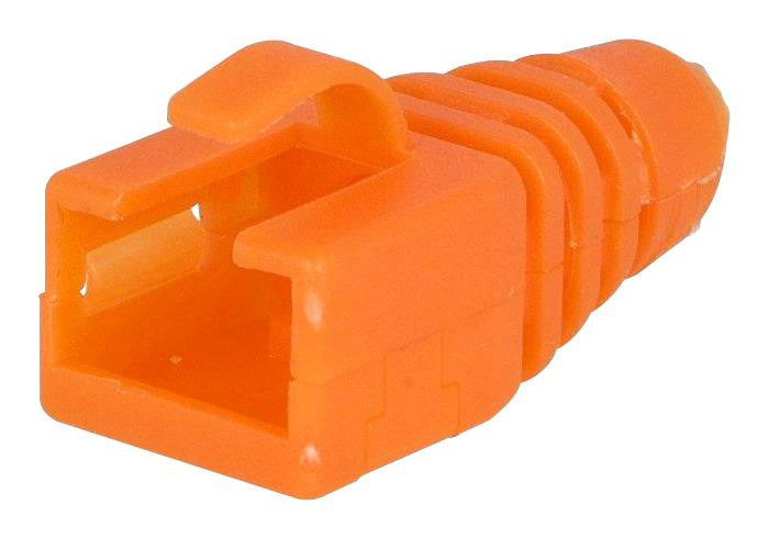 MH CONNECTORS RJ45SRB-RET-O Connector Accessory, Orange, Strain Relief Boot, MH Connector Retrofit Series RJ45 Connectors