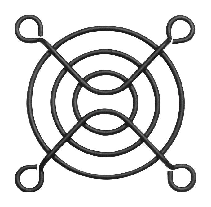 MULTICOMP MC34245 Fan Finger Guard, 50mm Axial Fans, 50 mm, 40 mm, Steel