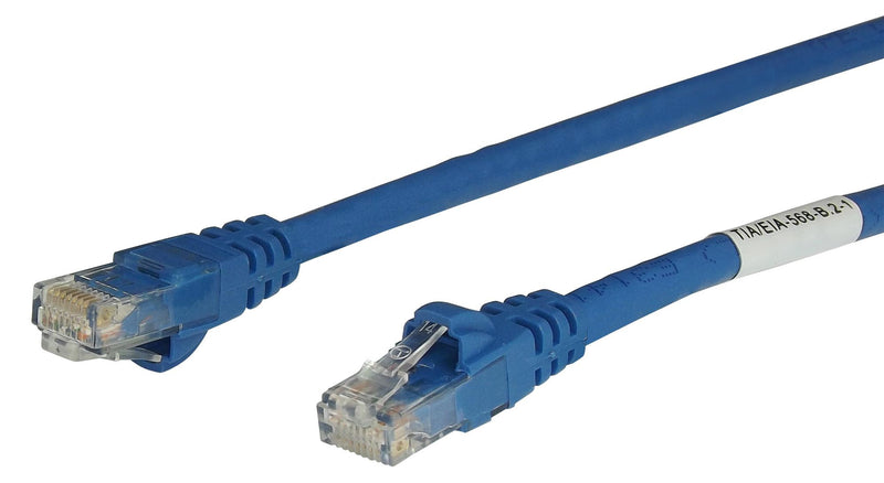 TUK SP3BL Ethernet Cable, Patch Lead, Cat6, RJ45 Plug to RJ45 Plug, Blue, 3 m