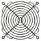 MULTICOMP MC32664 Fan Finger Guard, Axial Fans, 115.6 mm, 115.6 mm, Steel