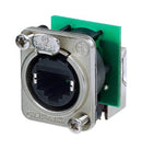 NEUTRIK NE8FDP-R In-Line Adaptor, Feed-Through, Cat5e, RJ45, Jack, 8 Ways, RJ45, Jack, 8 Ways