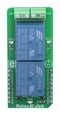 Mikroelektronika MIKROE-3357 Add-On Board Relay 3 Click 2 x 5V Relays 7A Mikrobus