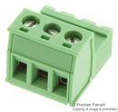 Phoenix Contact IC 25/ 3-ST-508 Pluggable Terminal Block 5.08 mm 3 Ways 24AWG to 12AWG 2.5 mm&Acirc;&sup2; Screw 12 A