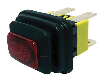 MULTICOMP MCPS-5-1M0-PNBB-SC Pushbutton Switch, Momentary Spring Return, SPST, 250 V, 16 A, Quick Connect, Solder
