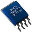 POWERTRON SPR 4-T220 0R100 S 1% M SMD Chip Resistor, 0.1 ohm, 300 V, TO-263 (D2PAK), 15 W, &iuml;&iquest;&frac12; 1%, SPR 4-T220 Series